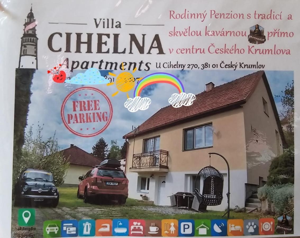 Villa Cihelna Apartments Český Krumlov Extérieur photo